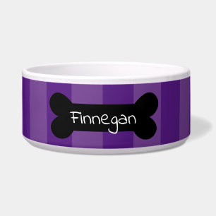 Comedero Dog Bone Design Dog Food Bowl - HAMbWG