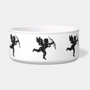 Comedero Dog Bowl Cupid Black Purpurina