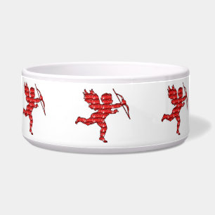 Comedero Dog Bowl Cupid Red Purpurina