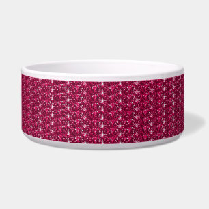 Comedero Dog Bowl Maroon Purpurina