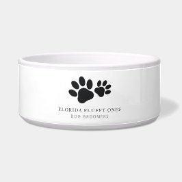 Comedero Dog Groomer Business Water and Food Pet Bowl