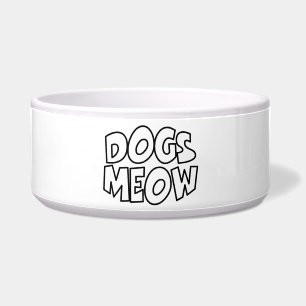 Comedero Dogs Meow