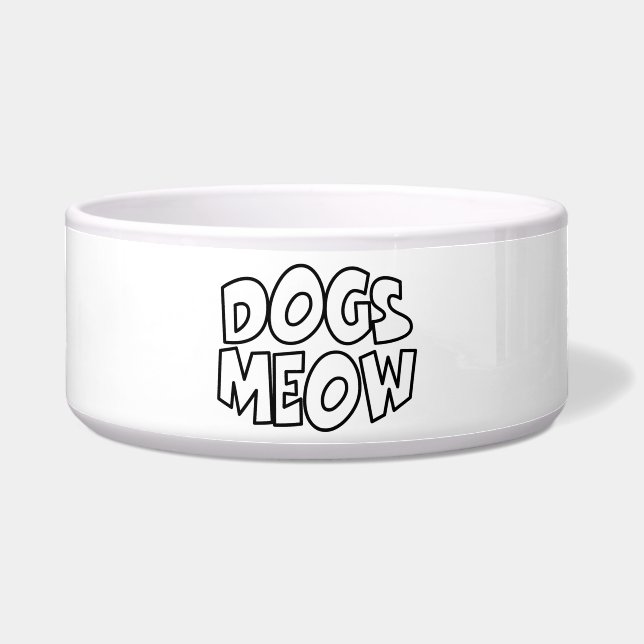 Comedero Dogs Meow (Frente)