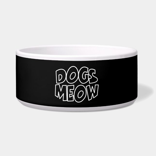 Comedero Dogs Meow (Frente)