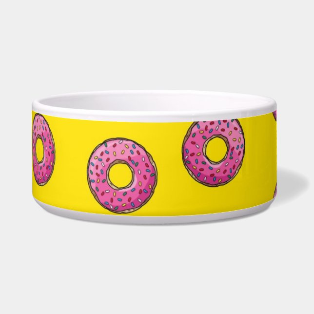 Comedero Donuts rosados (Frente)