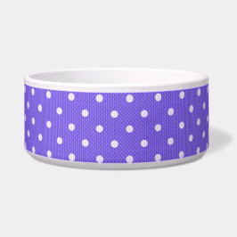 Comedero Dotty Delight Purple Pet Bowl