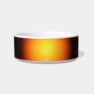 Comedero Dream Orb Fractal Art Pet Bowl