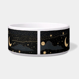 Comedero Dreamy Starry Night Sky Pet Bowl
