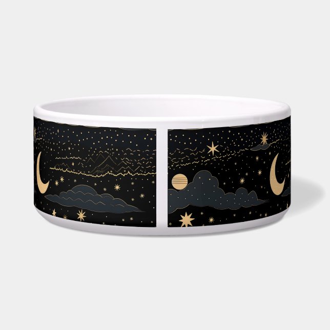 Comedero Dreamy Starry Night Sky Pet Bowl (Espalda)