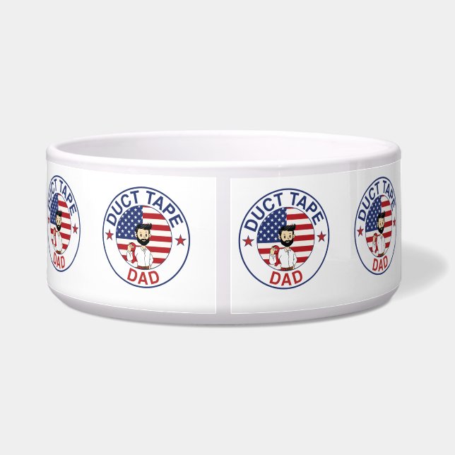 Comedero Duct Tape Dad - Pet Bowl (Espalda)