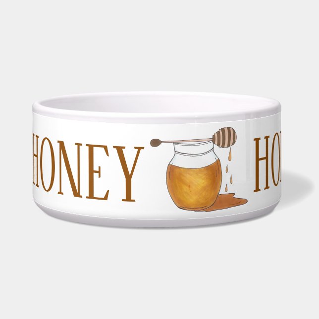 Comedero Dulce de miel personalizado de HONEY (Izquierda)