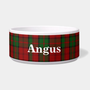 Comedero Dunbar Clan Personalizado Tartan Bowl