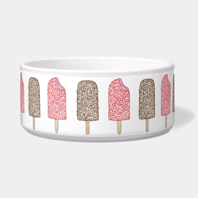 Comedero Eclair Ice Cream Popsicle Popsicles Pet Bowl (Frente)