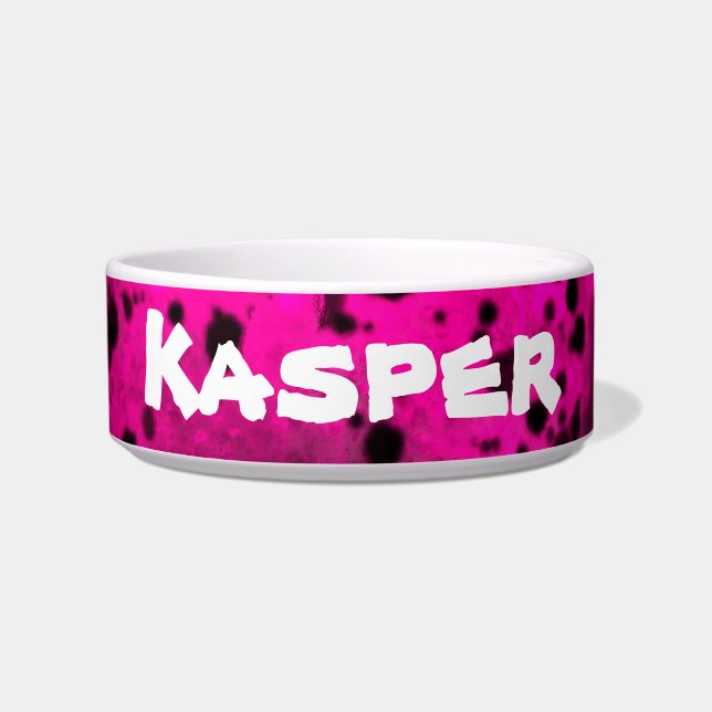 Comedero Efecto de salpicadura de pintura de pulverización  (Frente)