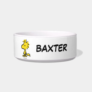 Comedero El amigo de Snoopy Woodstock Añadir nombre de Ma
