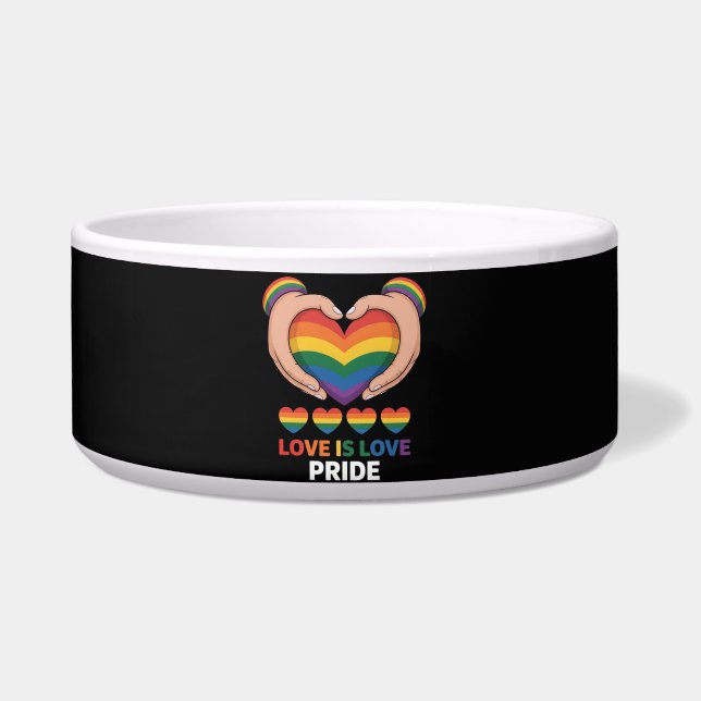 Comedero El amor es amor LGBQT (Frente)