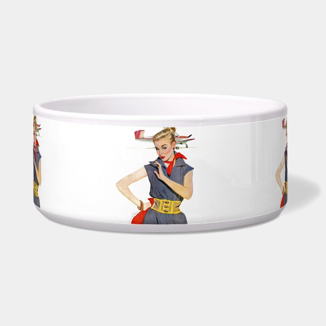 Comedero El chica que robó los aeroplanos (Frente)