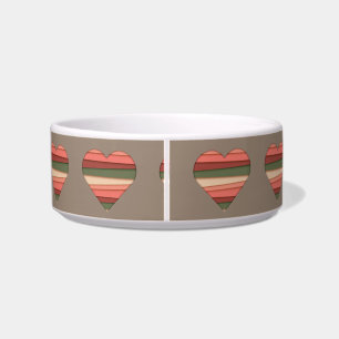Comedero El día de San Valentín de Heart Love Striped