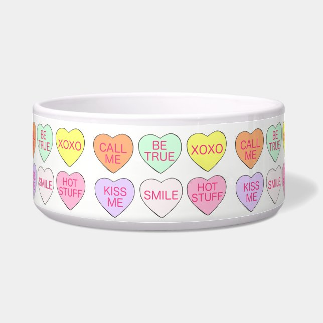 Comedero El día de San Valentín Pastel Candy Conversation H (Frente)