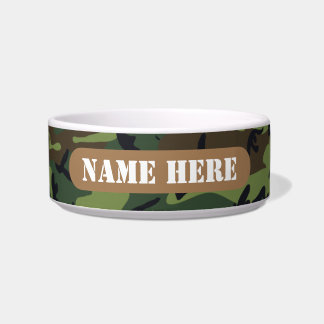 COMEDERO EL EJÉRCITO PERSONALIZADO CAMO BOWL
