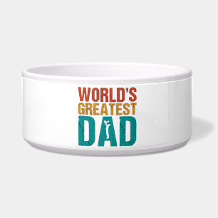 Comedero El mejor diseño retro grunge de papá del mundo
