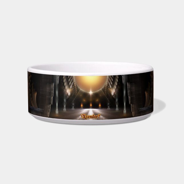 Comedero El Orb De Acrellis Fractal Art Pet Bowl (Frente)