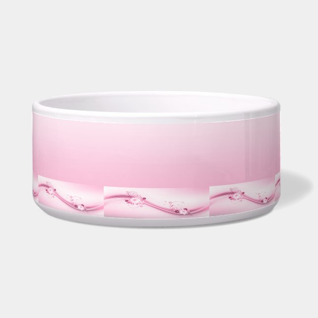 Comedero El rosa florece ondas de n (Frente)