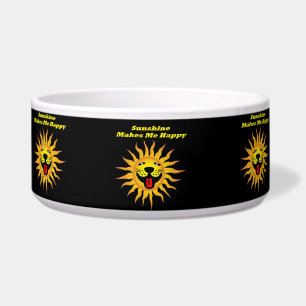 Comedero El sol de la marioneta Bowl me hace feliz
