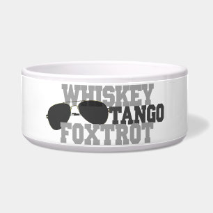 Comedero El tango del whisky Foxtrot - los vidrios de la