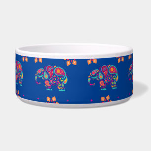 Comedero elefante indio Diwali mandala