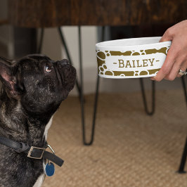 Comedero Elegante Perro garras tazas de tazón mascota perso