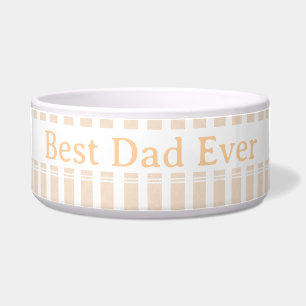 Comedero Elegante Personalizado Mejor Papá del Mundo con Ra