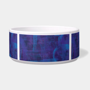 Comedero Elegante pintura moderna azul y violeta