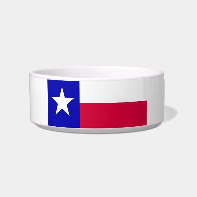 Comedero emblema de la bandera de Texas (Frente)