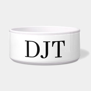 Comedero Encendedor de monograma premium con iniciales DJT