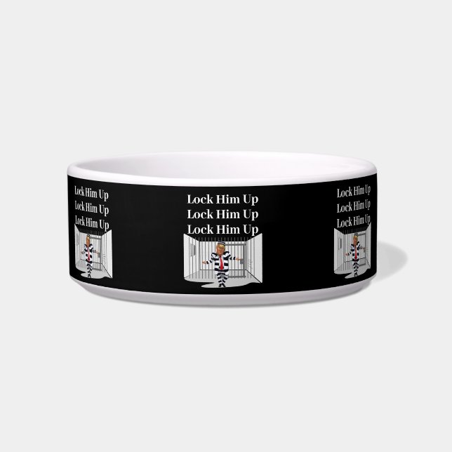Comedero Encerrarlo con Trump Pet Bowl (Frente)