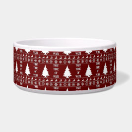 Comedero esa época del año Ceramic Pet Bowl