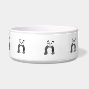 Comedero Esbozo de panda blanco y negro