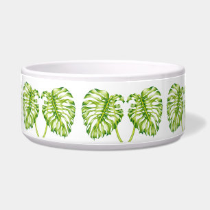 Comedero Esculturas de Leafy en un Salad Bowl