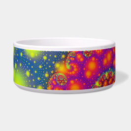 Comedero Espiral psicodélica Neón Decorativo Resumen Arte