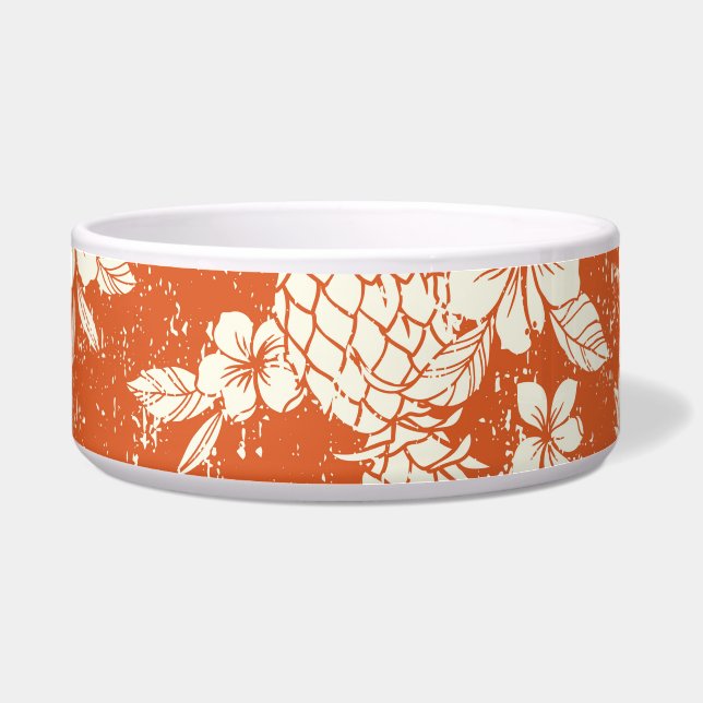 Comedero Espíritu Aloha: Armonía Hibiscus-Pineapple. (Frente)