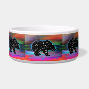 Comedero Espíritu de oso negro Colores de luz del norte
