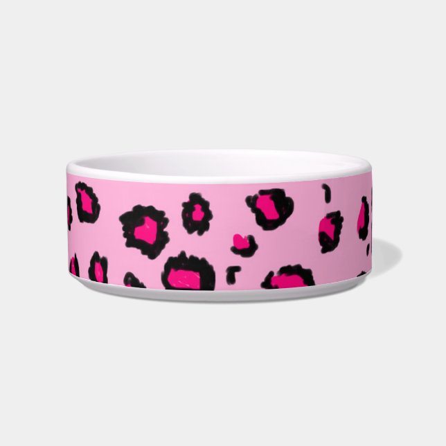Comedero Estampado Animal Rosa (Frente)