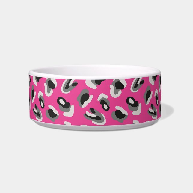 Comedero Estampado de animal rosa/camuflaje (Frente)