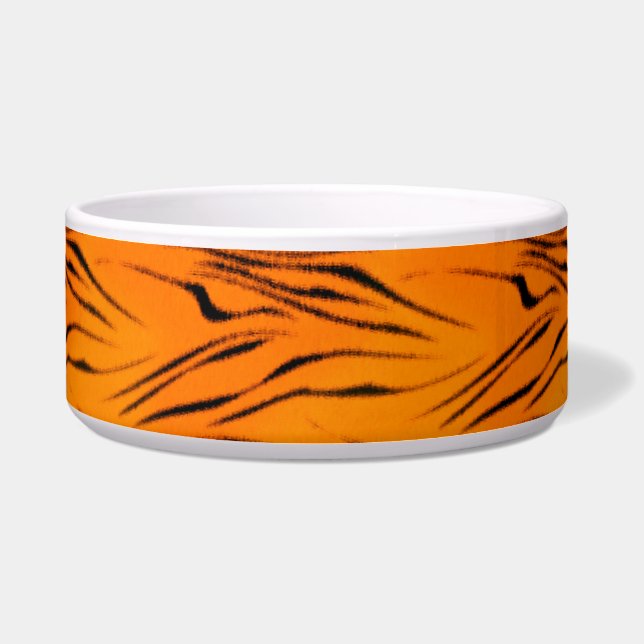 Comedero Estampado de leopardo naranja (Frente)