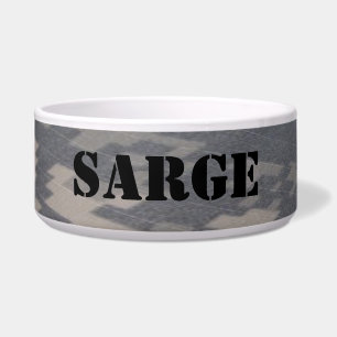 Comedero Estilo militar Camoflauge, personalizado