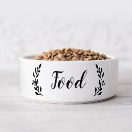 Comedero Estiloso tazón de comida de perro con guión