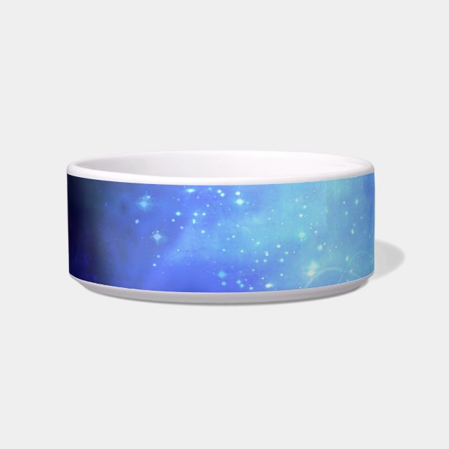 Comedero Estrellas azules en espacio (Frente)