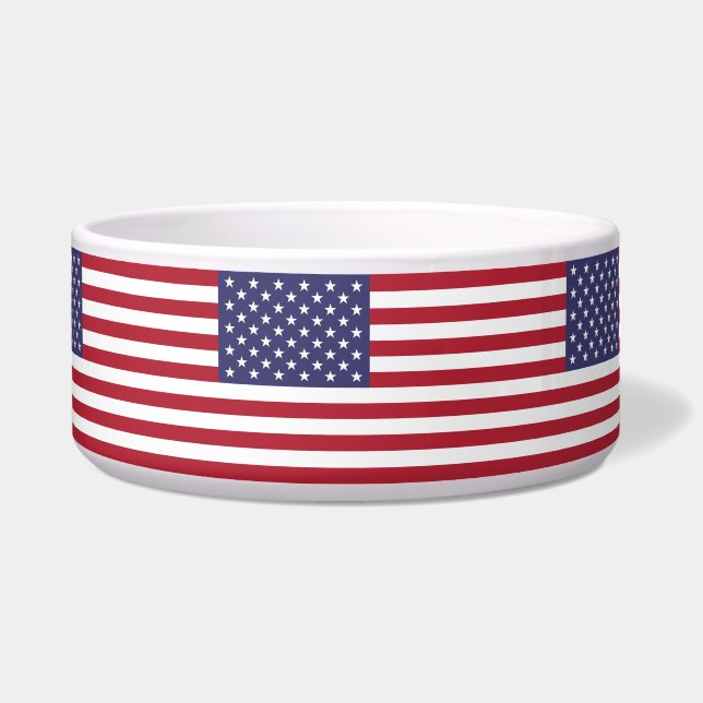 Comedero Estrellas y franjas de los Estados Unidos (Bandera (Frente)