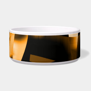 Comedero Extraña medalla de cintas quemadas, naranja y negr